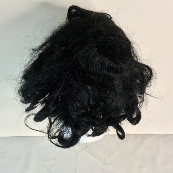 Wig Medium Black Messy Medium Bob Halloween Costume Dress Up Cosplay - Picture 4 of 8